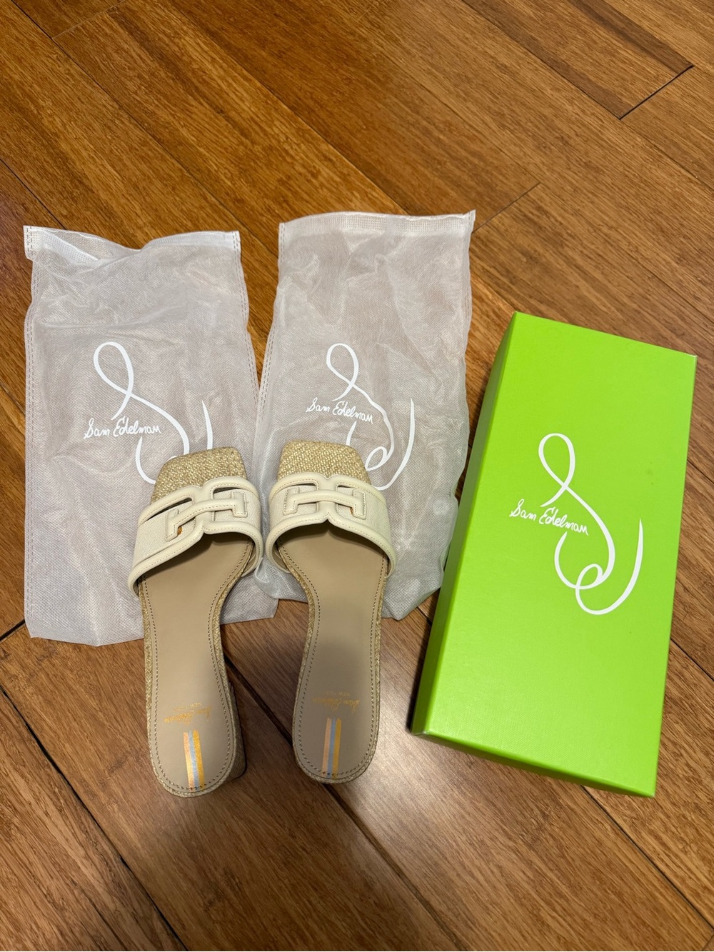 Sam Edelman Ivory Waylon Sandals